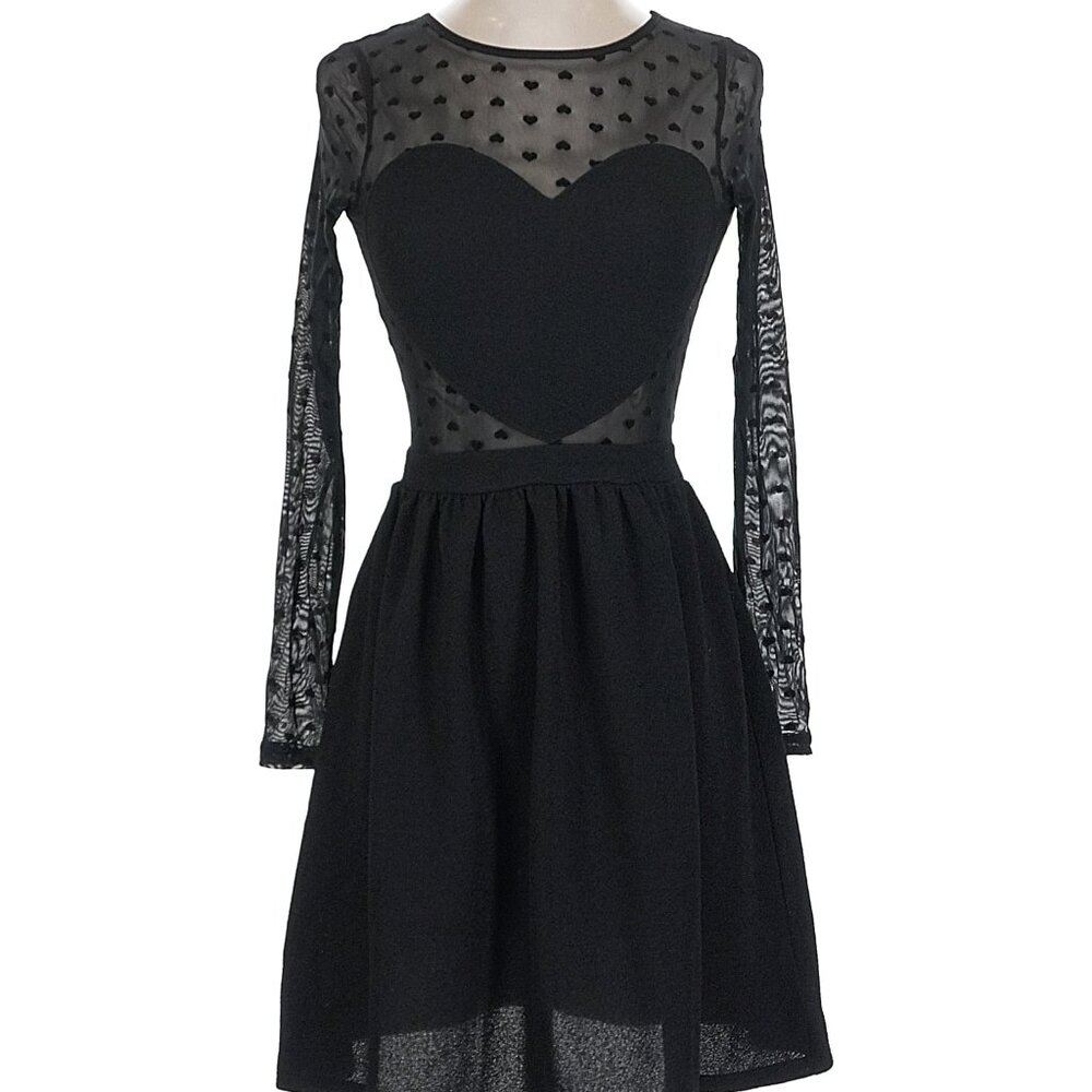 Cooperative Sheer Heart Dress